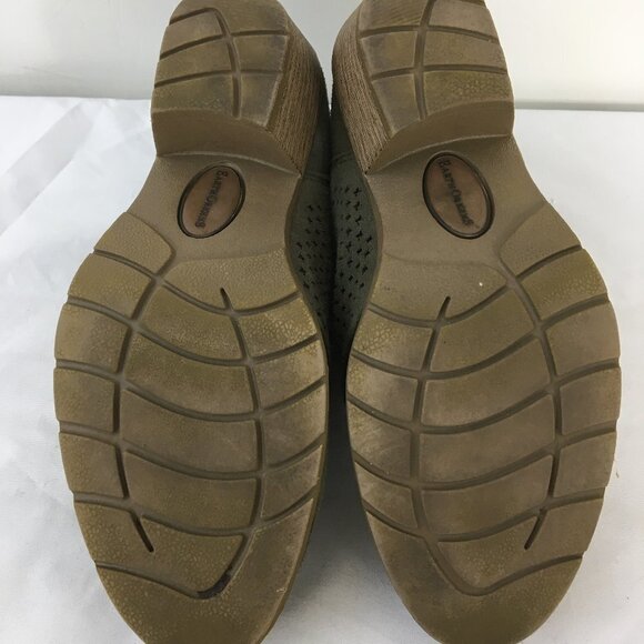 Earth Origins Oakland Amanda Olive Suede Ankle Boots Size 6.5 GOOD Condition - Picture 7 of 8